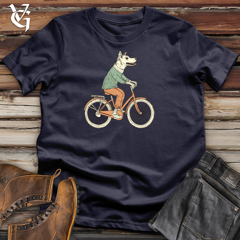 Cycling Dog Cotton Tee