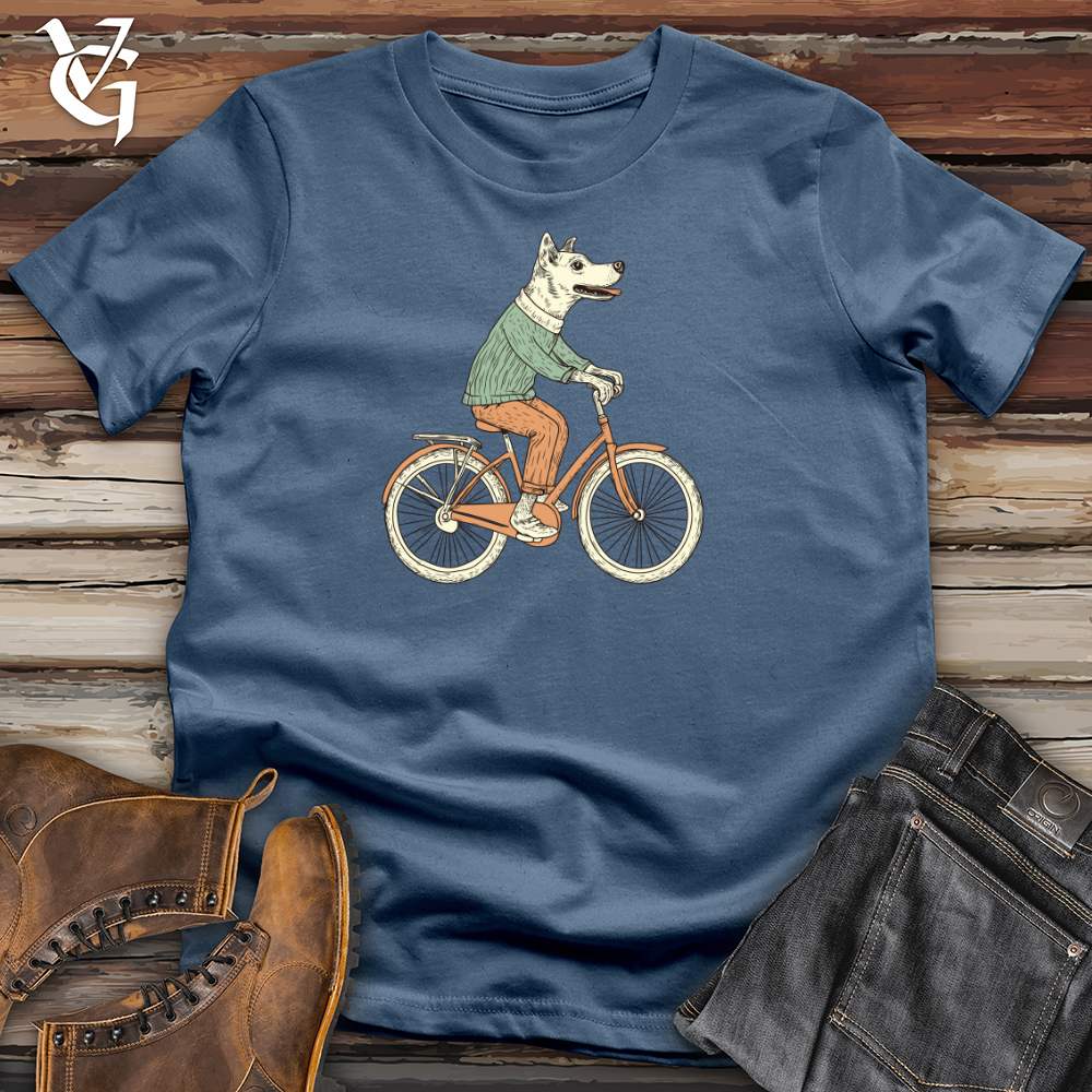 Cycling Dog Cotton Tee