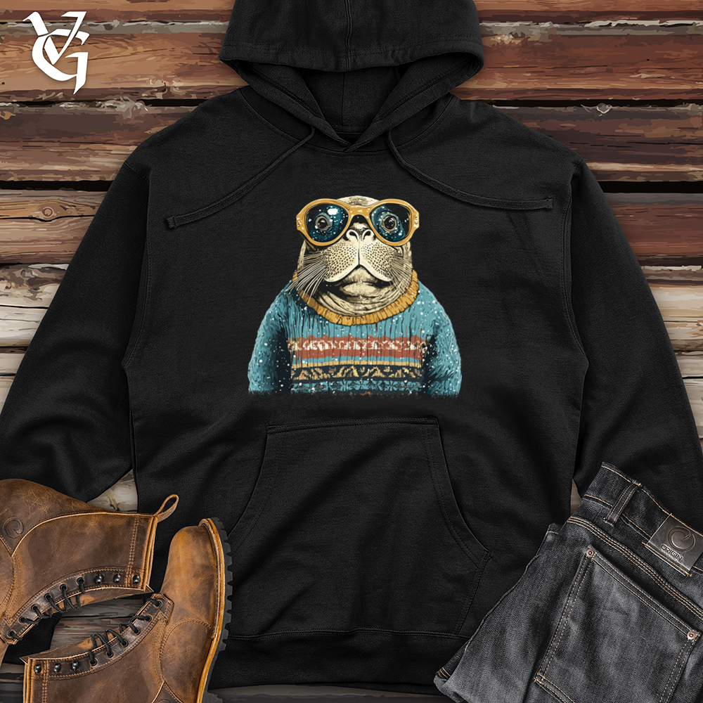 Winter Walrus Midweight Hooded Sweatshirt