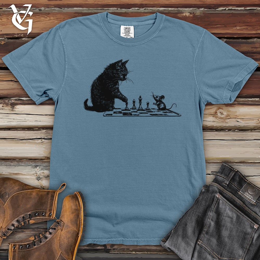 Cat and Mouse Chess Heavy Cotton Comfort Colors Tee