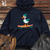 Duck With Skateboard Midweight Hooded Sweatshirt