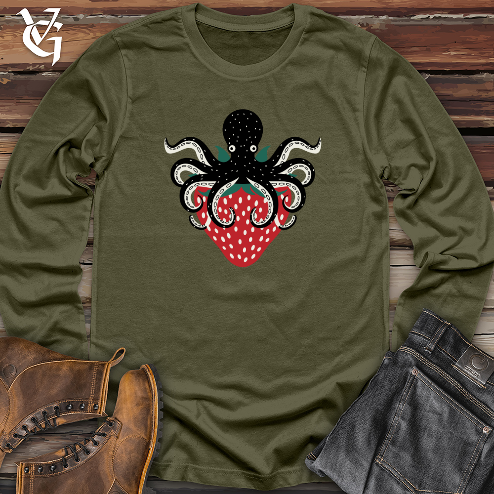 Strawberry Octopus Long Sleeve