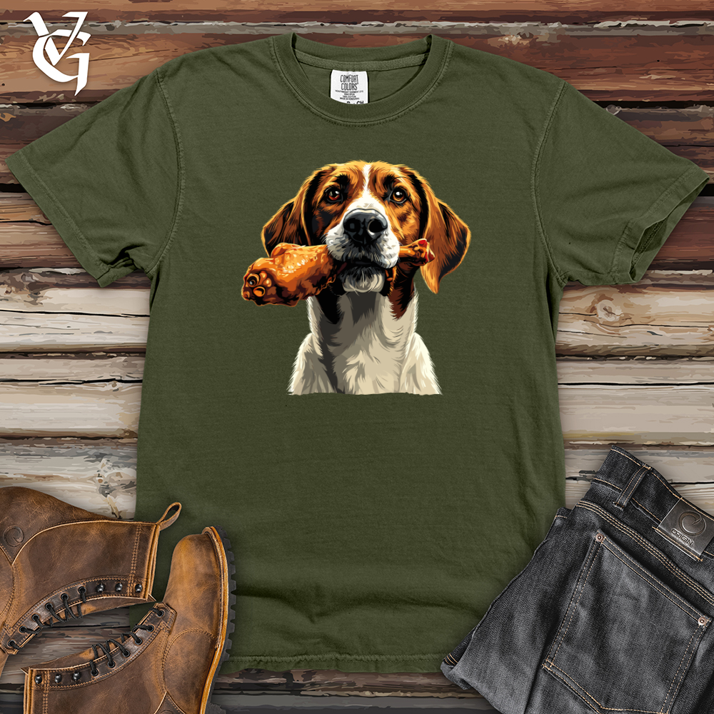 Hound With Chicken Wings Heavy Cotton Comfort Colors Tee