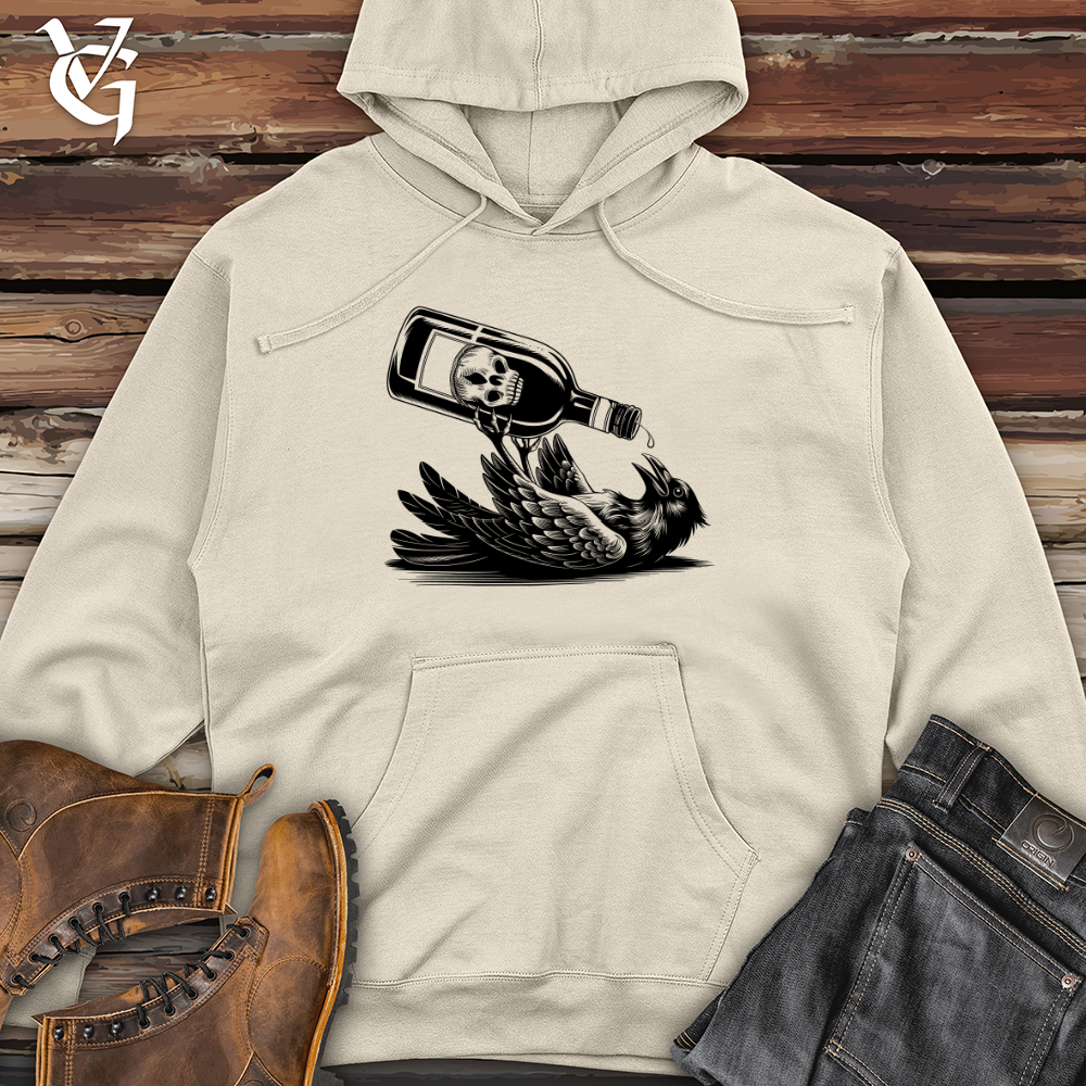 Drunk Crow Midweight Hooded Sweatshirt