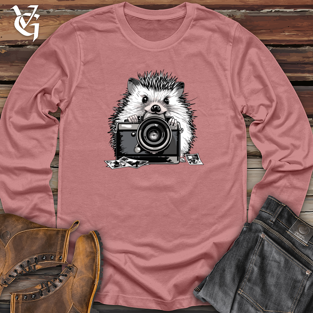 Hedgehog Shutterbug Snapshot Long Sleeve