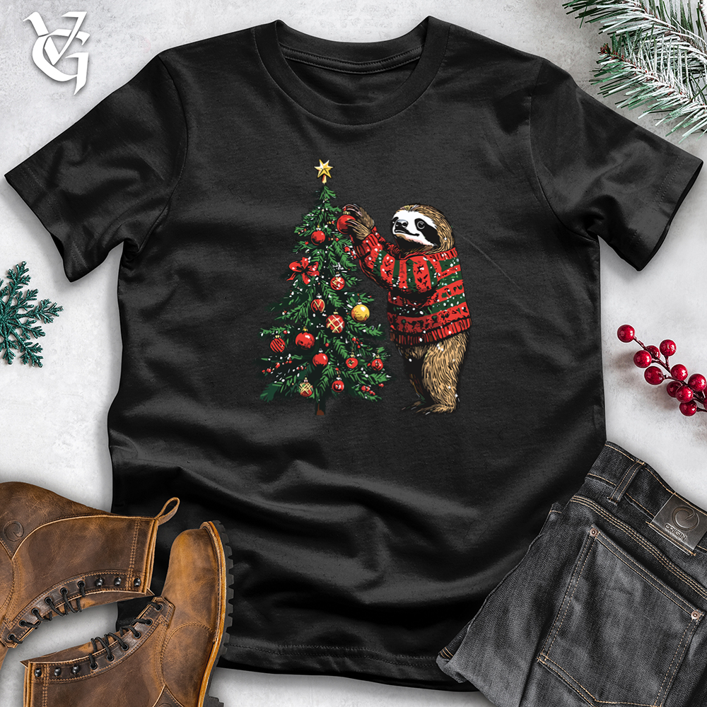 Sloth Christmas Decorations Softstyle Tee