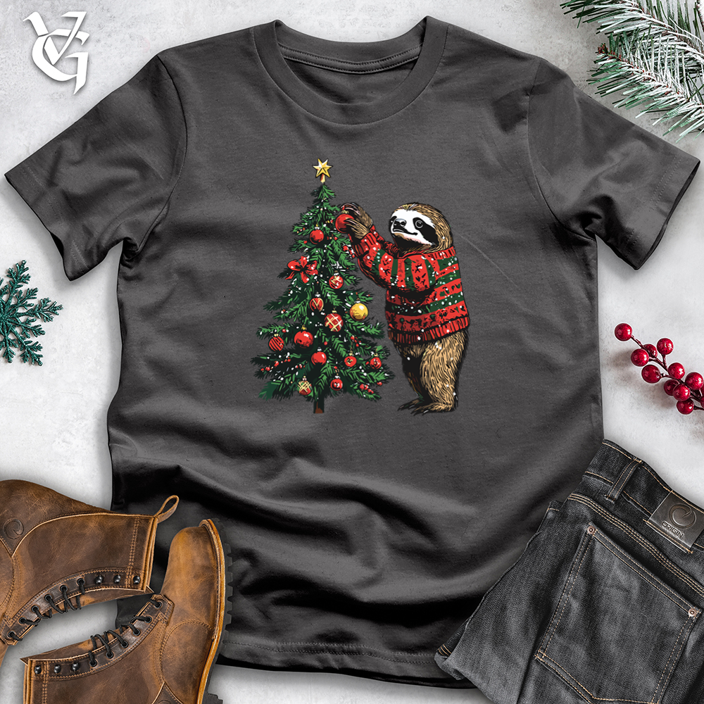 Sloth Christmas Decorations Softstyle Tee