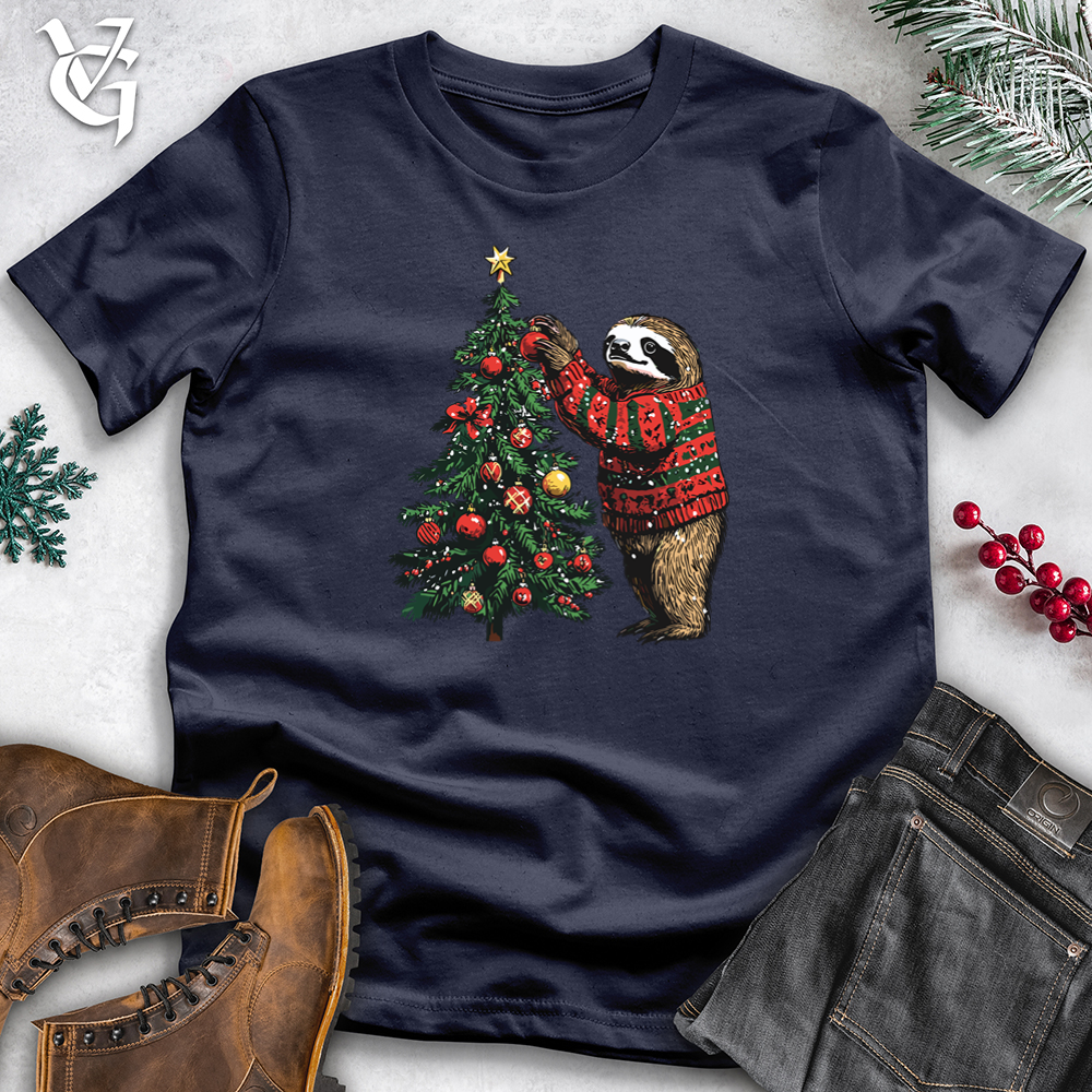 Sloth Christmas Decorations Softstyle Tee