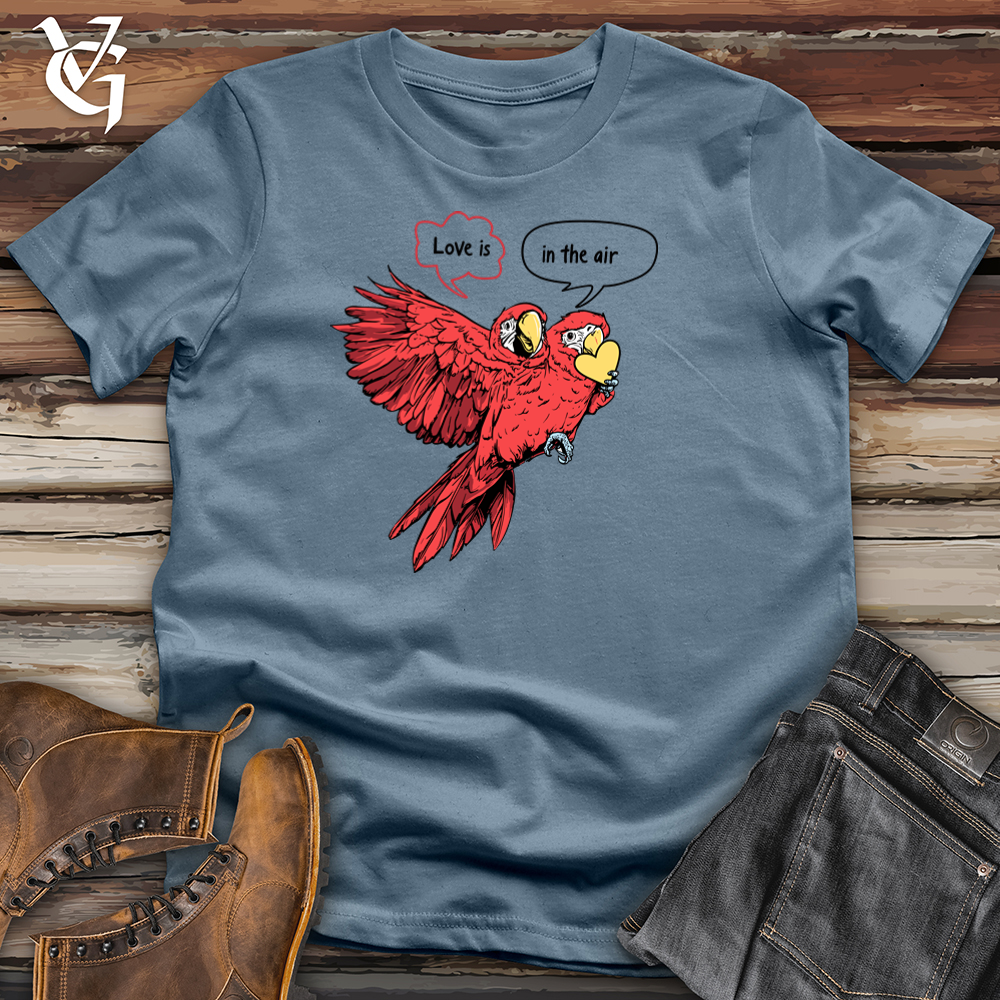 Love Is In The Air Parrots Softstyle Tee