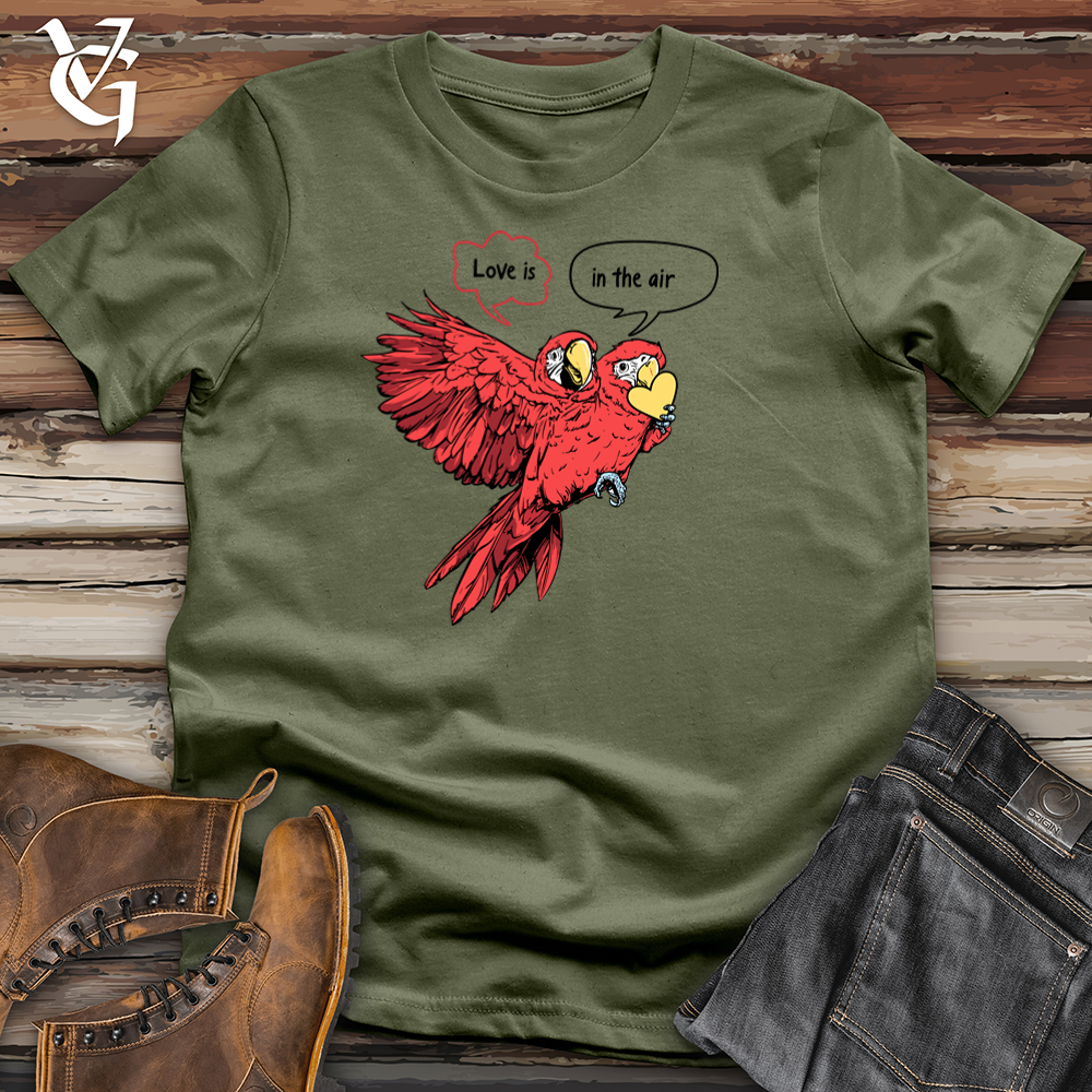 Love Is In The Air Parrots Softstyle Tee