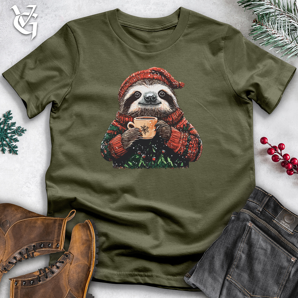 Sloth Christmas Sweater Cotton Tee