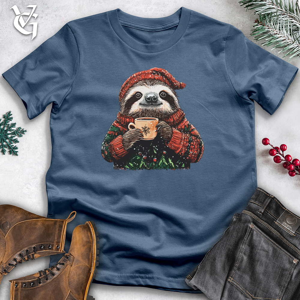 Sloth Christmas Sweater Cotton Tee