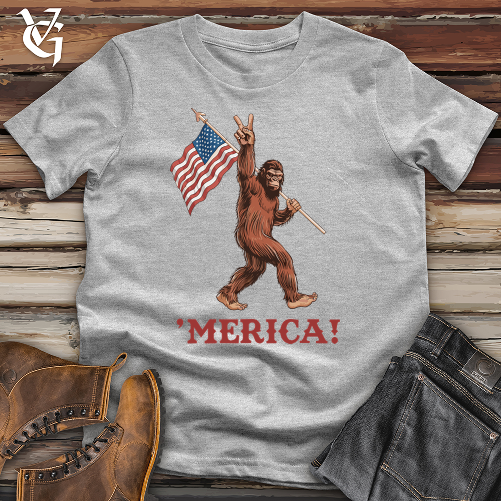 Merica Sasquatch Softstyle Tee