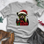 Festive Boston Terrier Cotton Tee