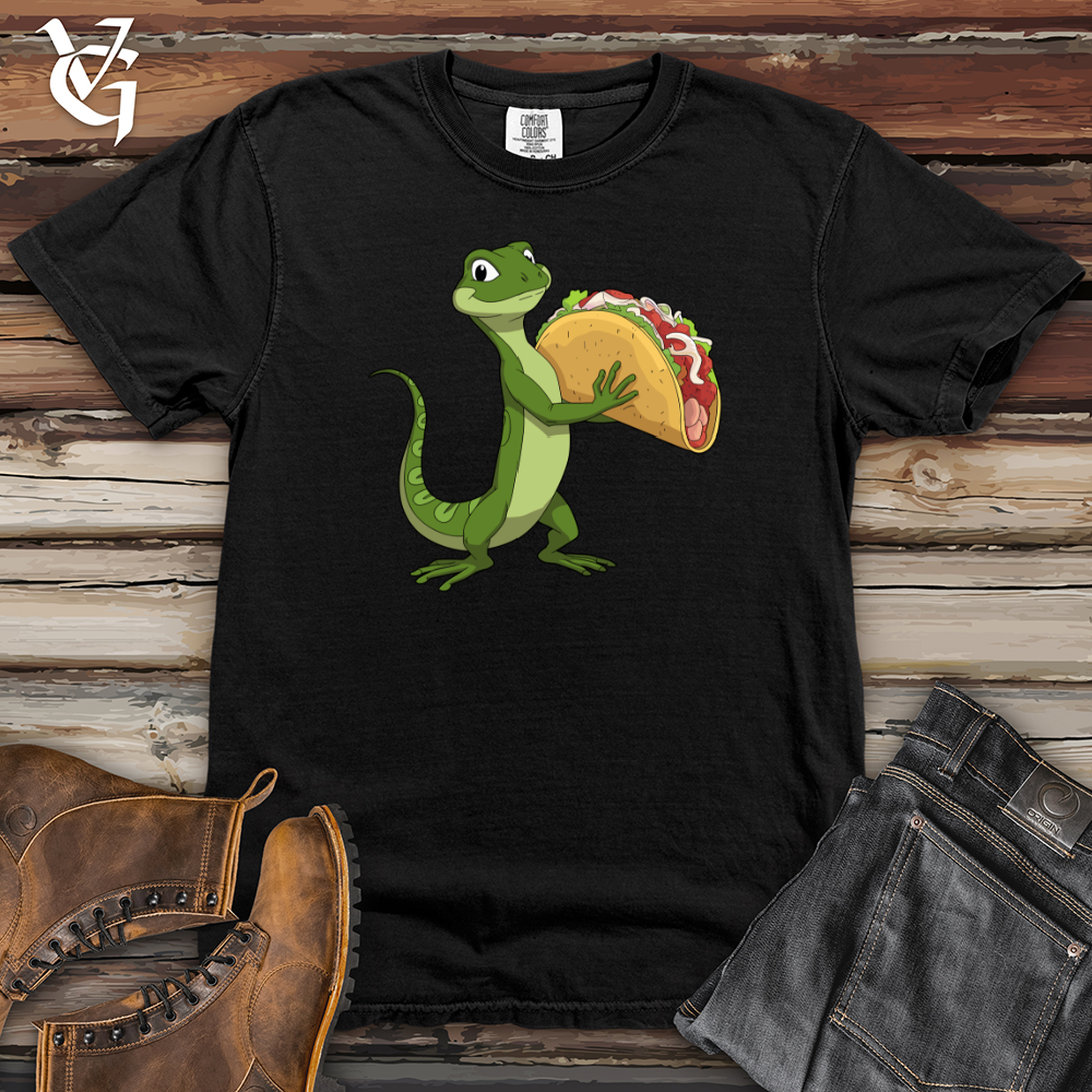 Iguana With Tacos Heavy Cotton Comfort Colors Tee