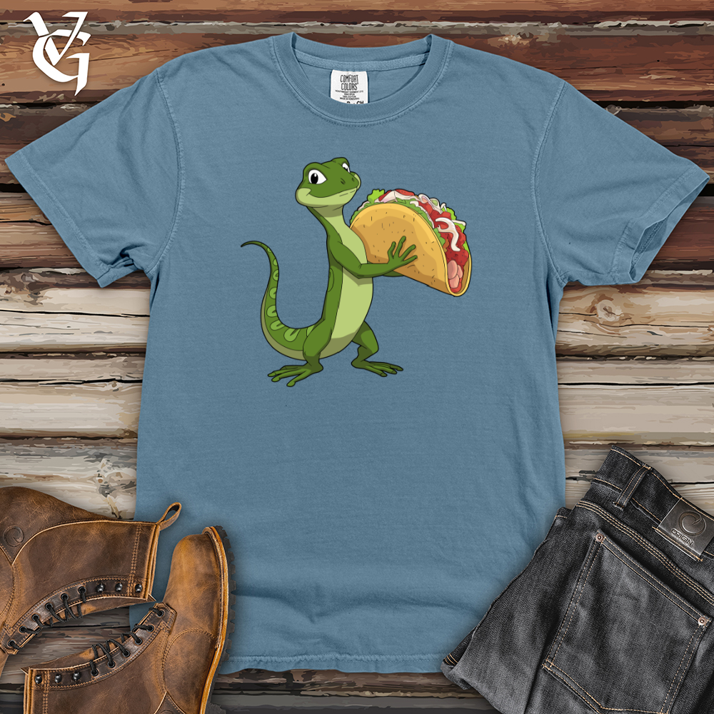 Iguana With Tacos Heavy Cotton Comfort Colors Tee