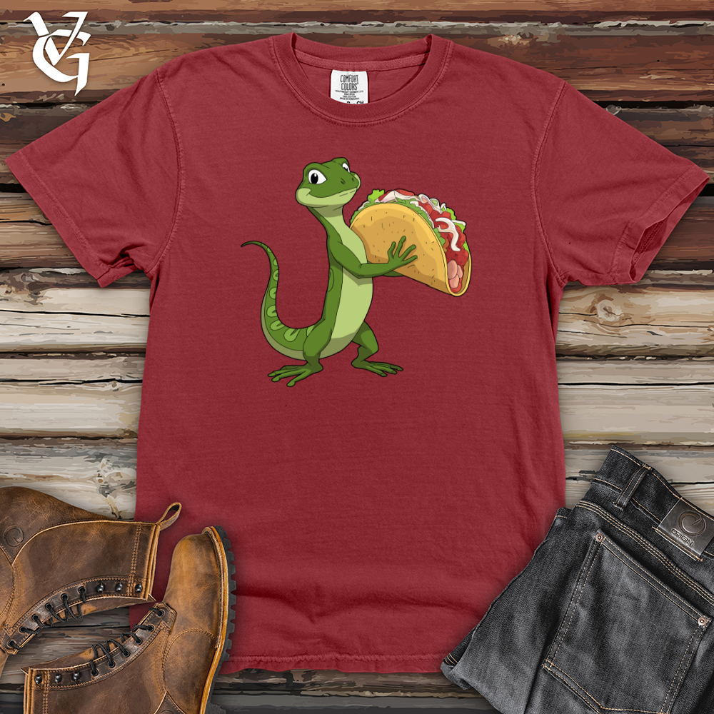 Iguana With Tacos Heavy Cotton Comfort Colors Tee