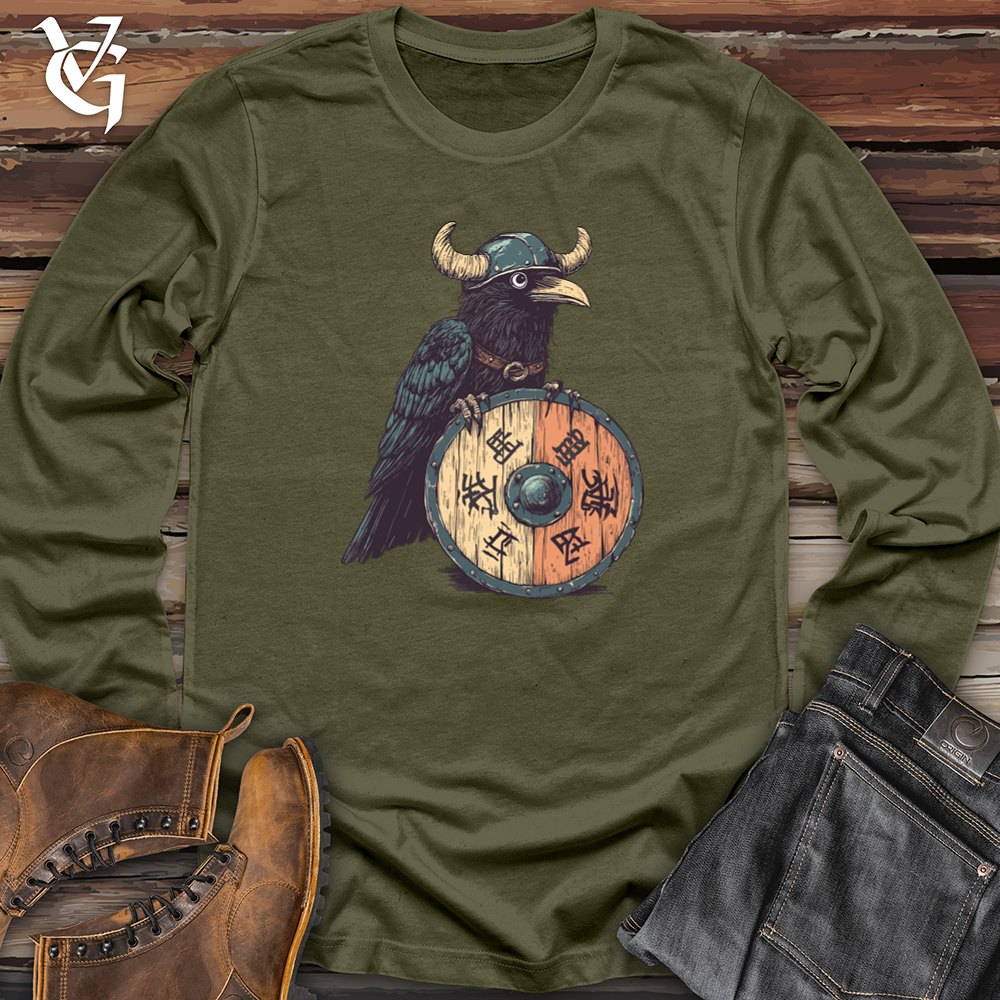 Raven With Shield Long Sleeve