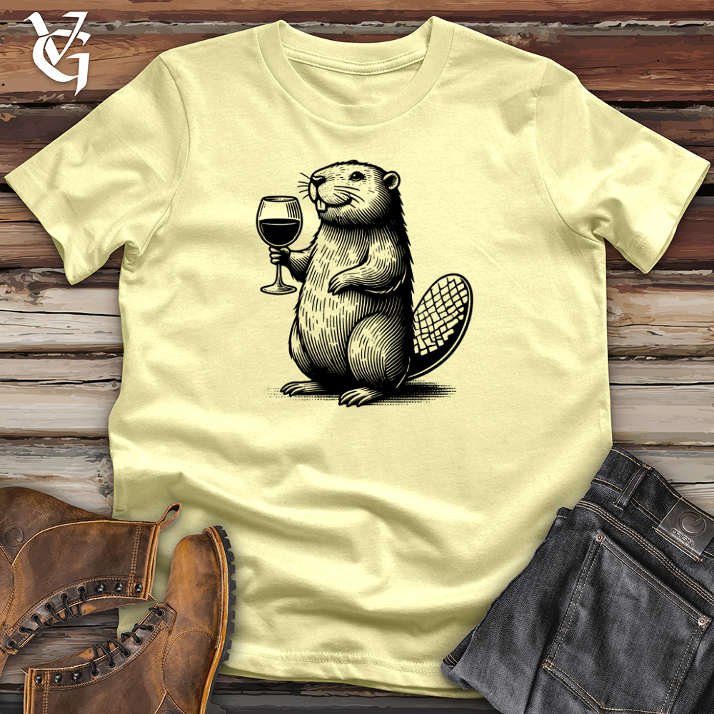 Beaver Drinking Softstyle Tee