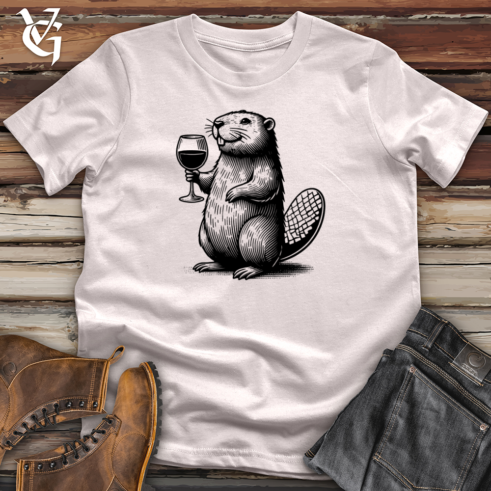 Beaver Drinking Softstyle Tee