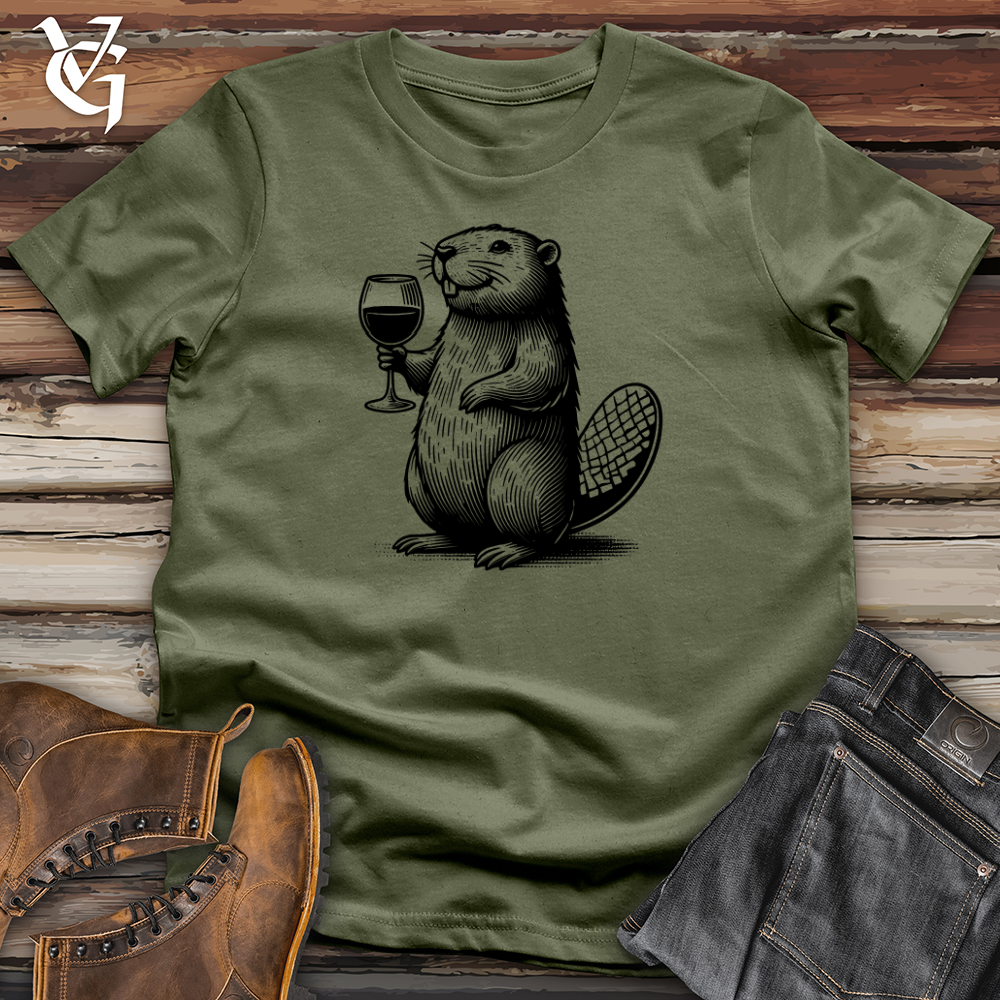 Beaver Drinking Softstyle Tee