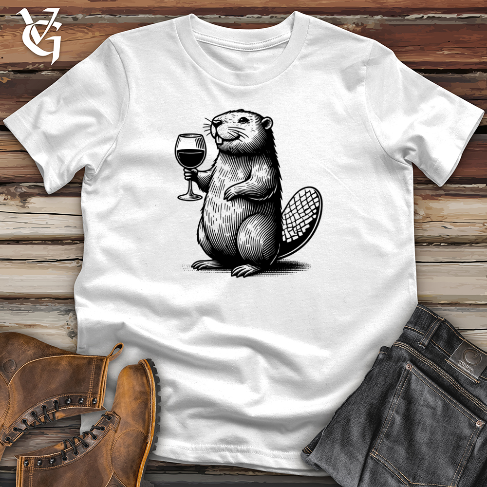 Beaver Drinking Softstyle Tee