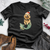 Mermaid Christmas Dog Cotton Tee