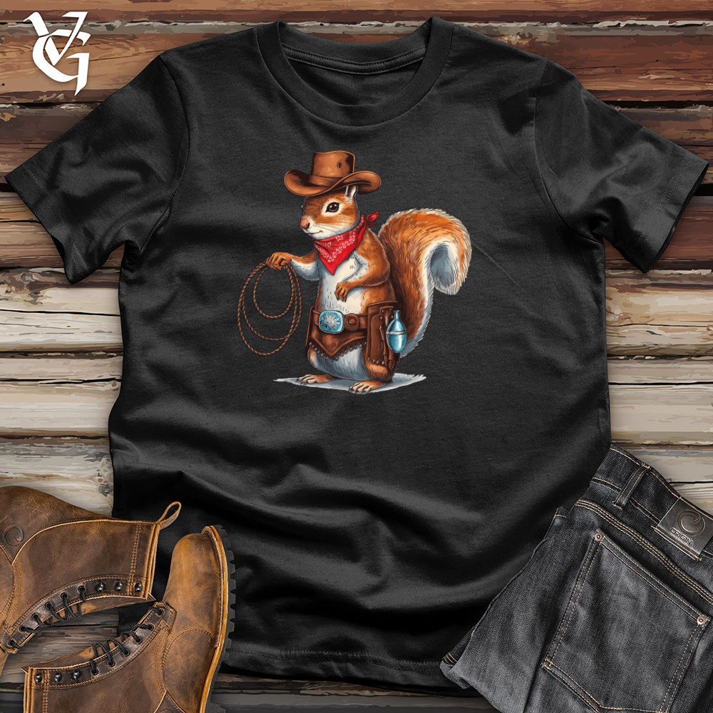 Cowboy Squirrel Cotton Tee