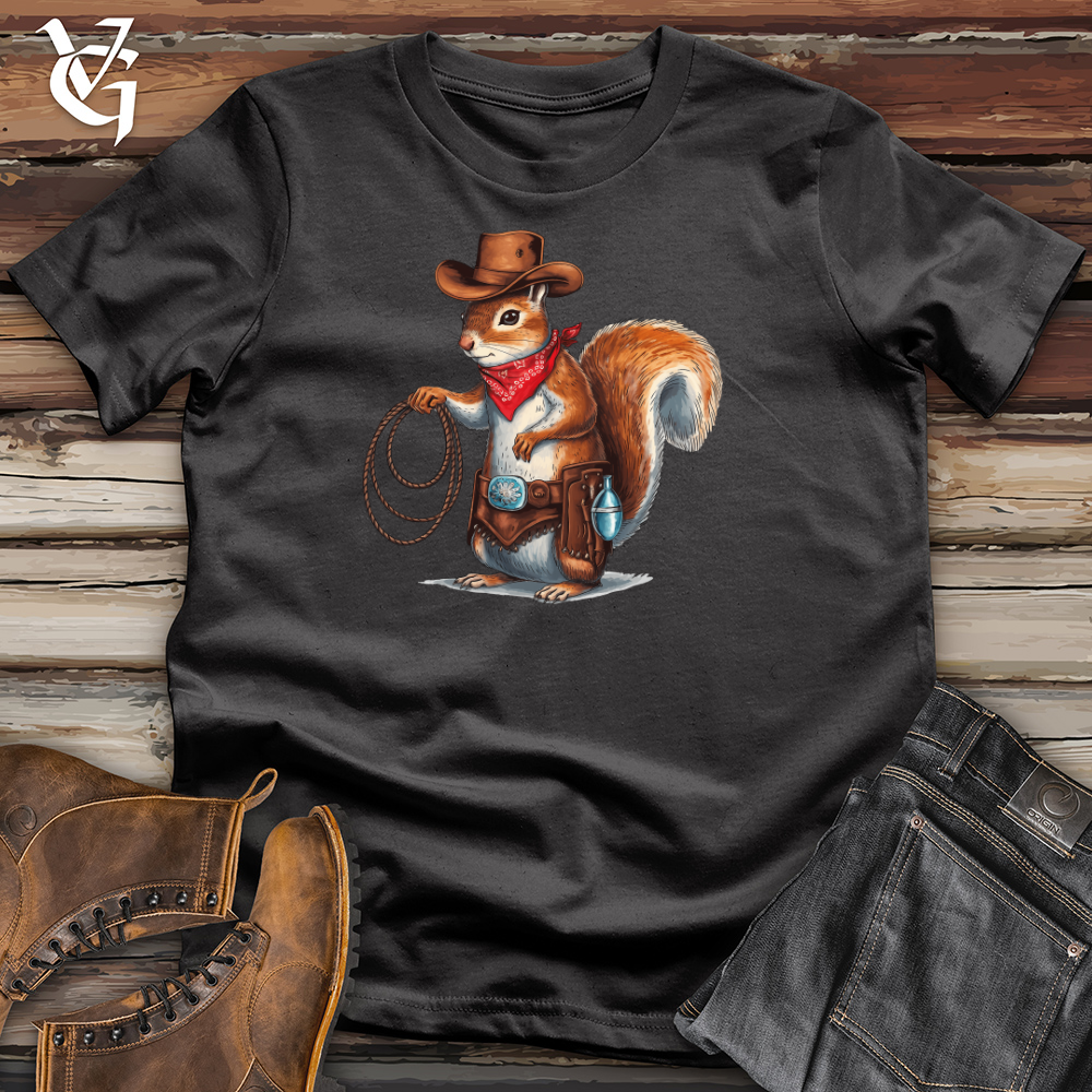 Cowboy Squirrel Cotton Tee