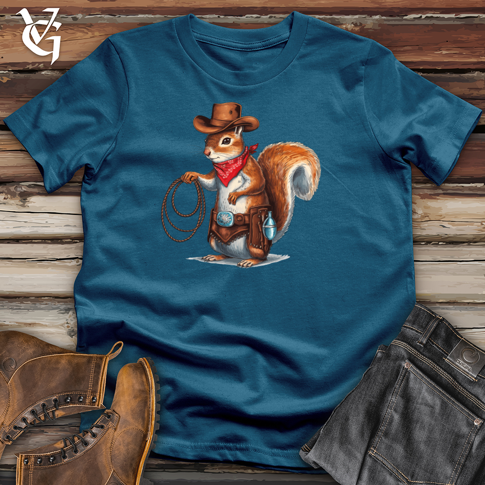 Cowboy Squirrel Cotton Tee