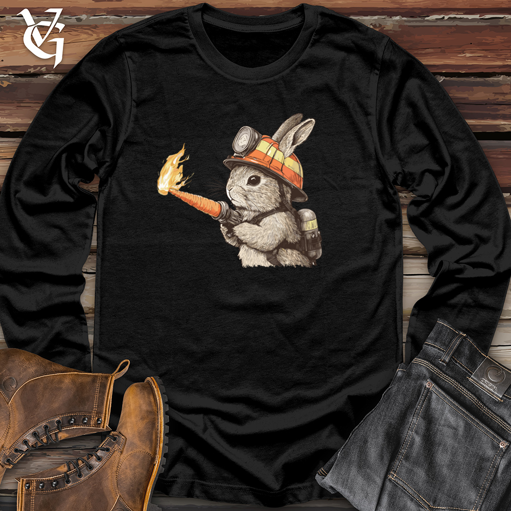 Rabbit Carrot Flames Long Sleeve