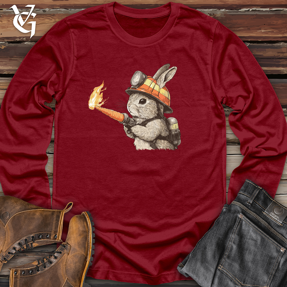 Rabbit Carrot Flames Long Sleeve