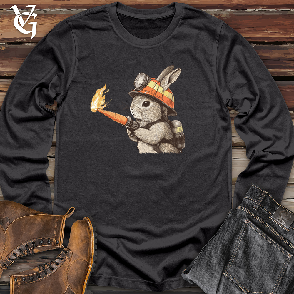 Rabbit Carrot Flames Long Sleeve