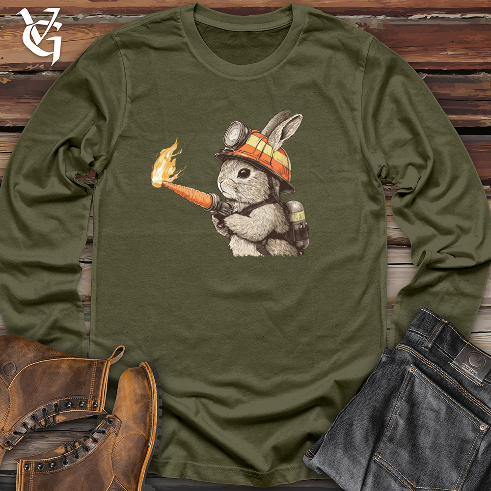 Rabbit Carrot Flames Long Sleeve