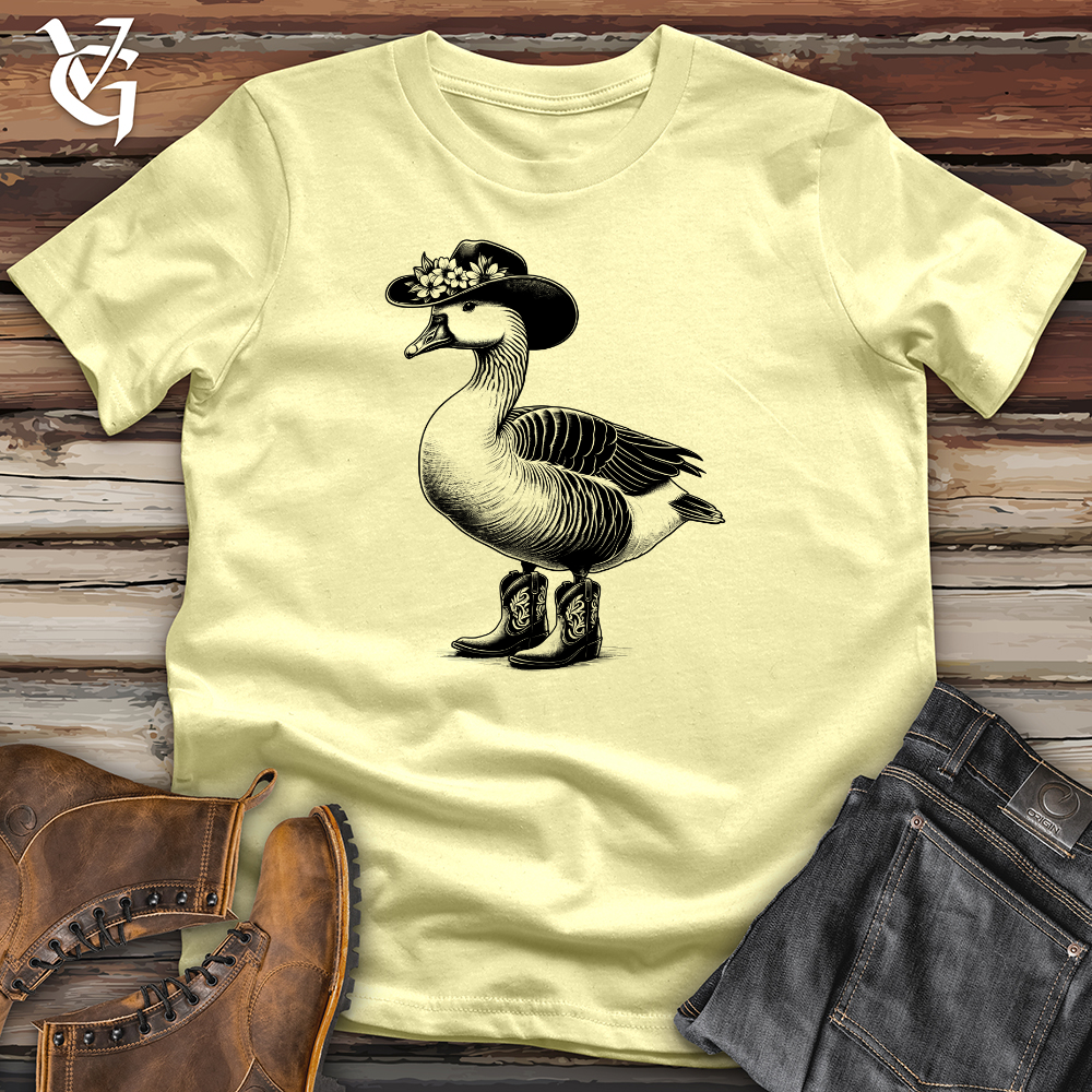 Western Cowboy Goose Softstyle Tee