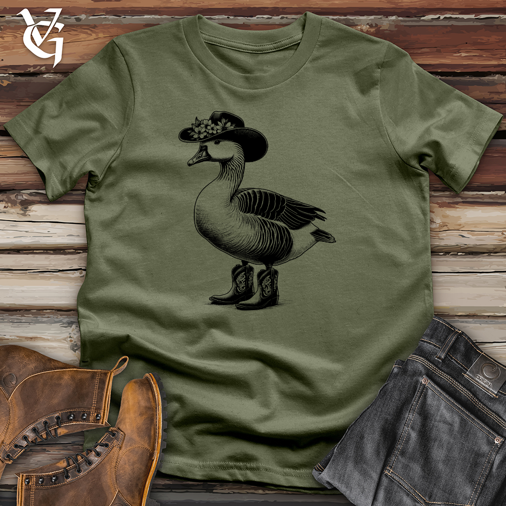 Western Cowboy Goose Softstyle Tee