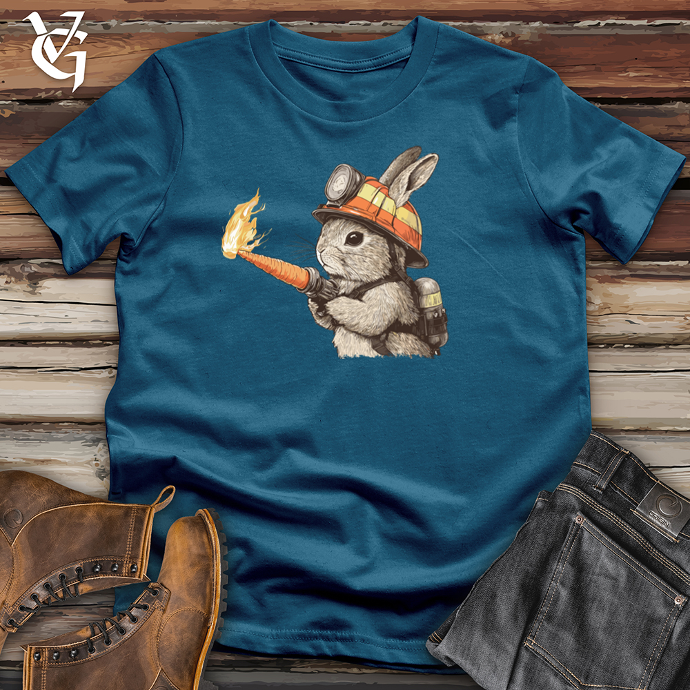 Rabbit Carrot Flames Cotton Tee