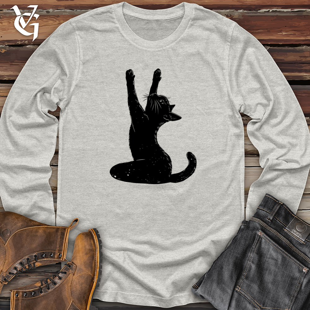Black Cat Yoga Long Sleeve