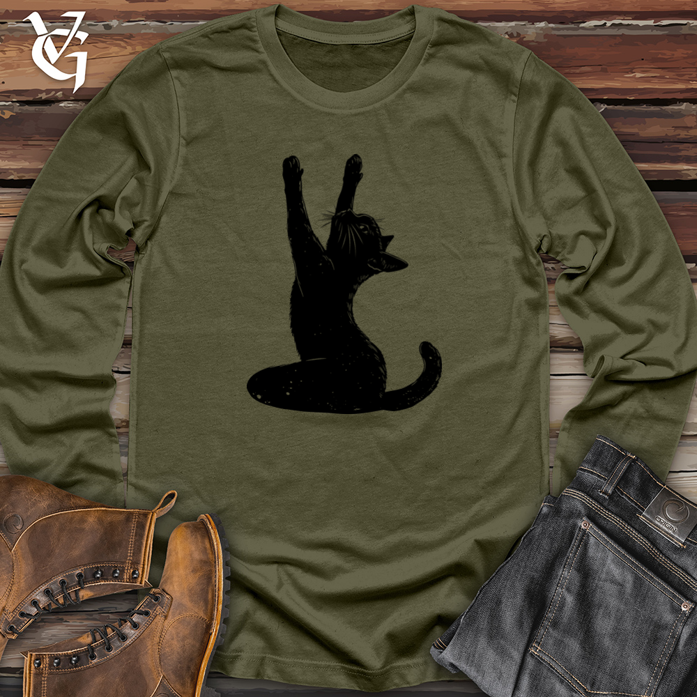 Black Cat Yoga Long Sleeve