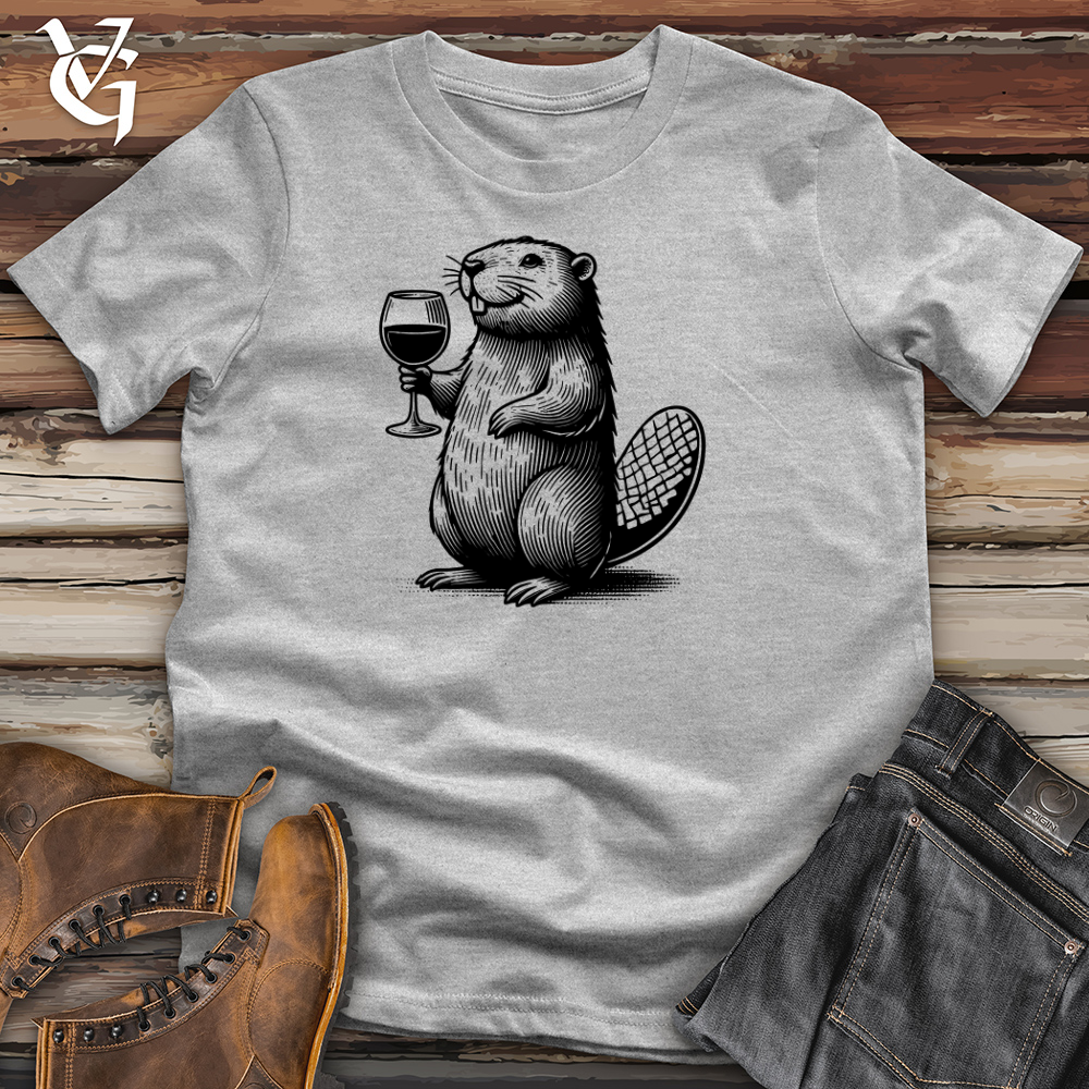 Beaver Drinking Cotton Tee