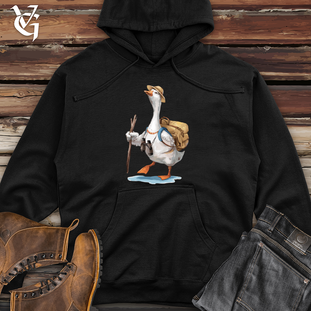 Hiking Goose Midweight Hooded Sweatshirt