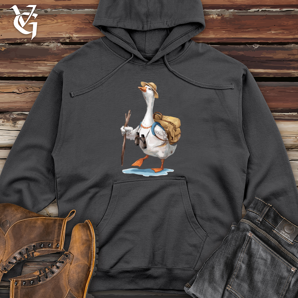 Hiking Goose Midweight Hooded Sweatshirt