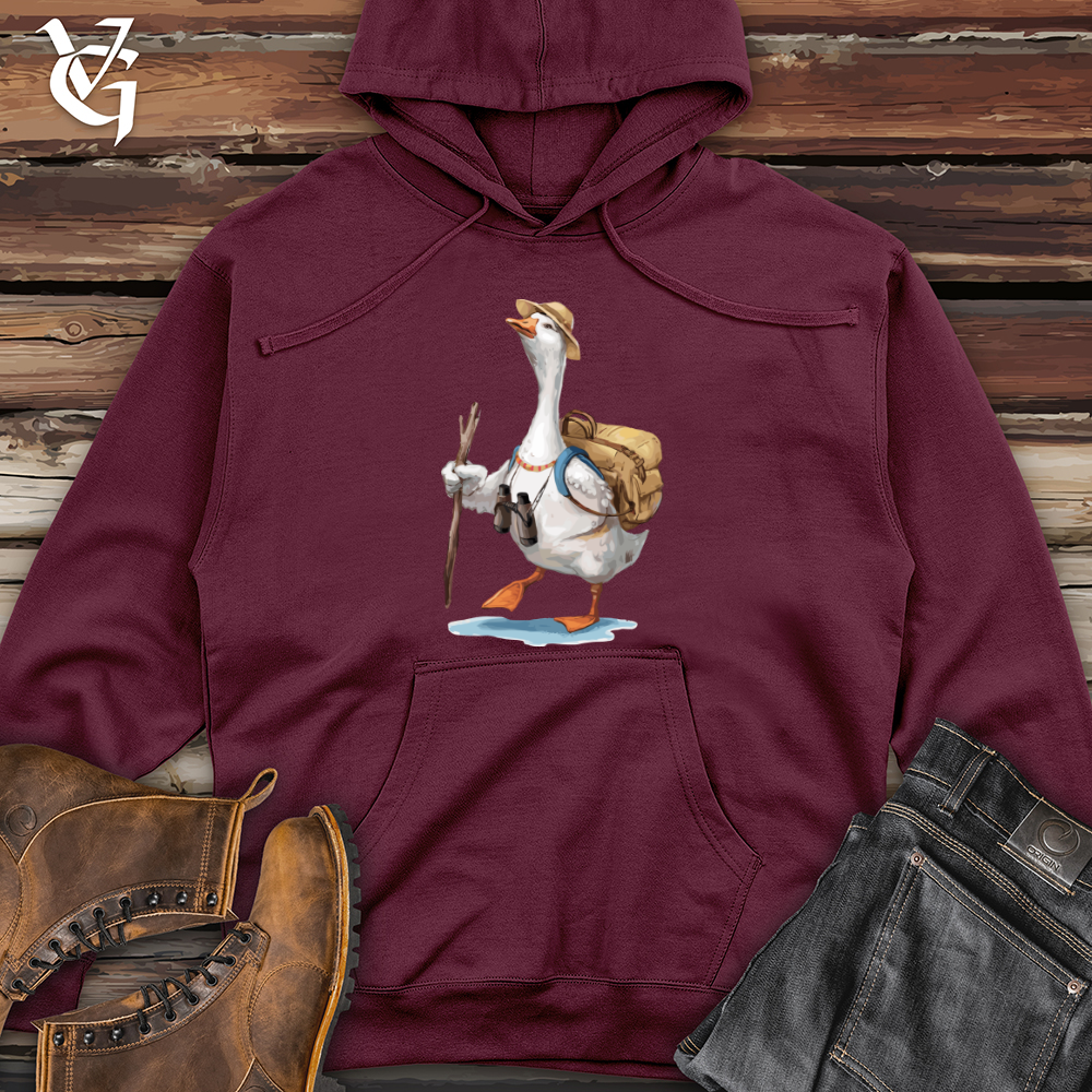 Hiking Goose Midweight Hooded Sweatshirt