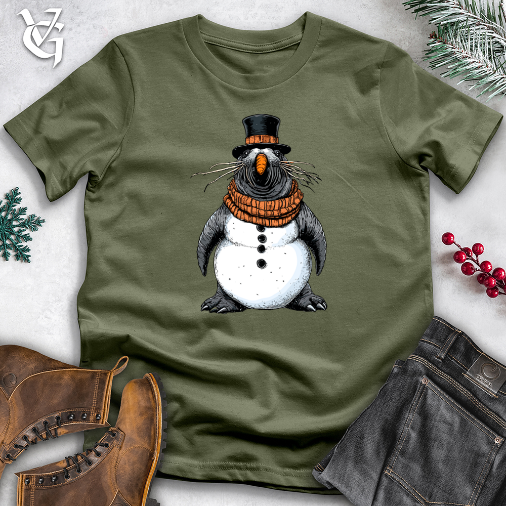 Walrus Snowman Softstyle Tee