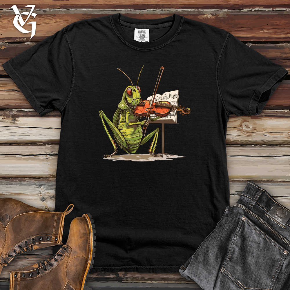 Grasshopper Violin Virtuoso Heavy Cotton Comfort Colors Tee