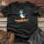 Duck With Skateboard Softstyle Tee