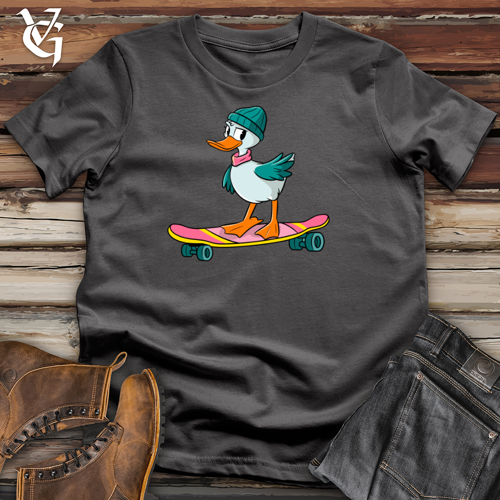 Duck With Skateboard Softstyle Tee
