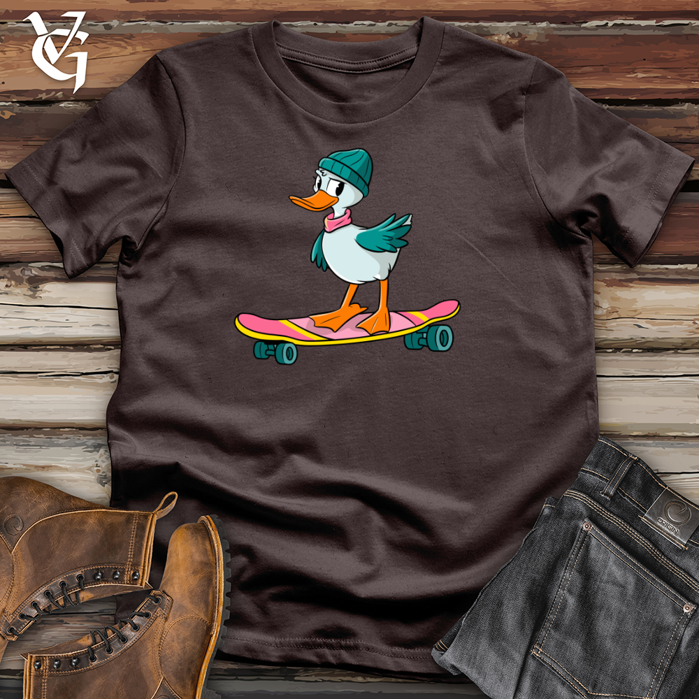 Duck With Skateboard Softstyle Tee