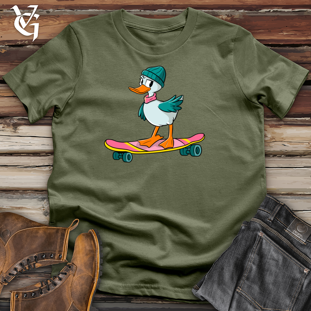 Duck With Skateboard Softstyle Tee