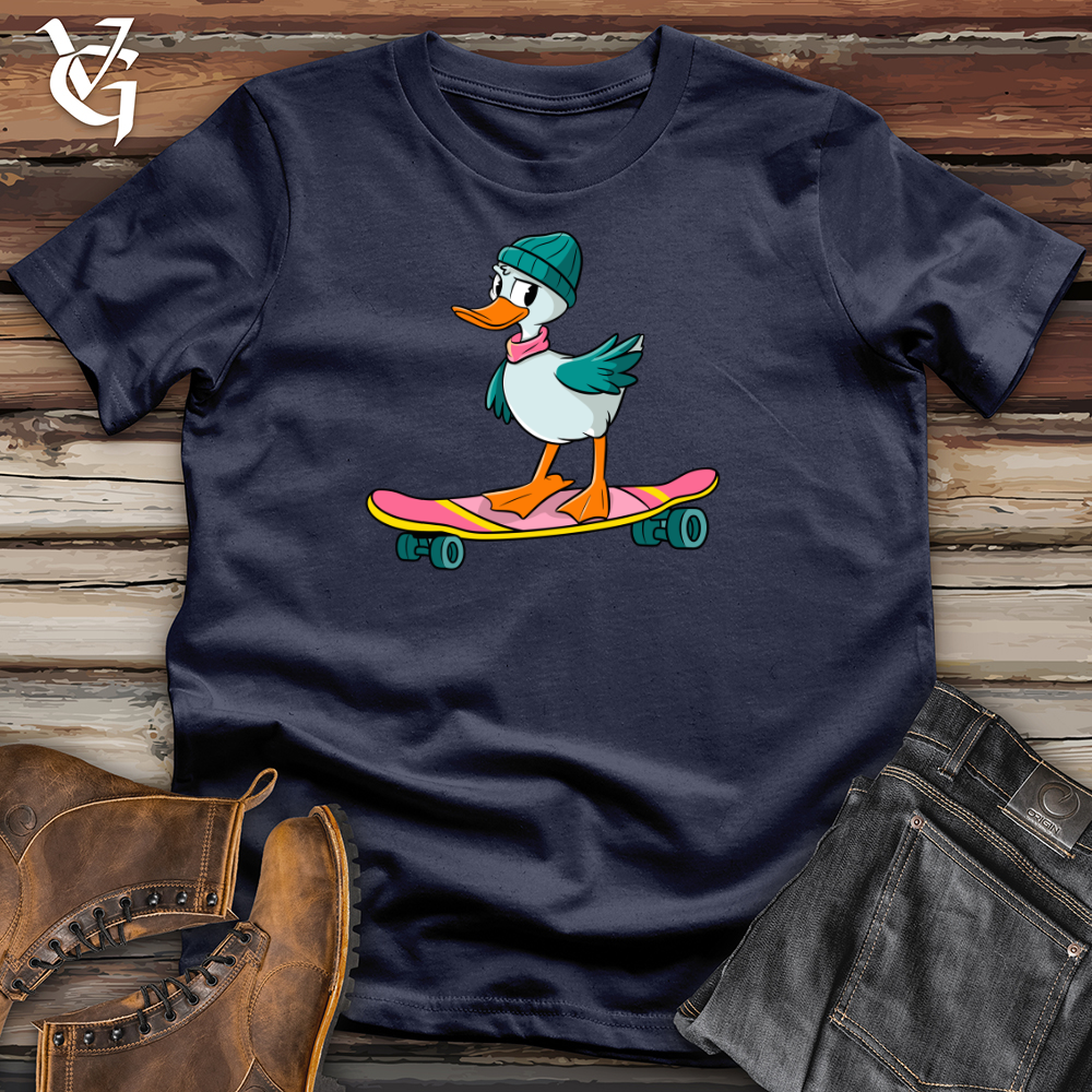 Duck With Skateboard Softstyle Tee